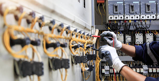 Professional Electrician technician working in Walnut Creek, NC